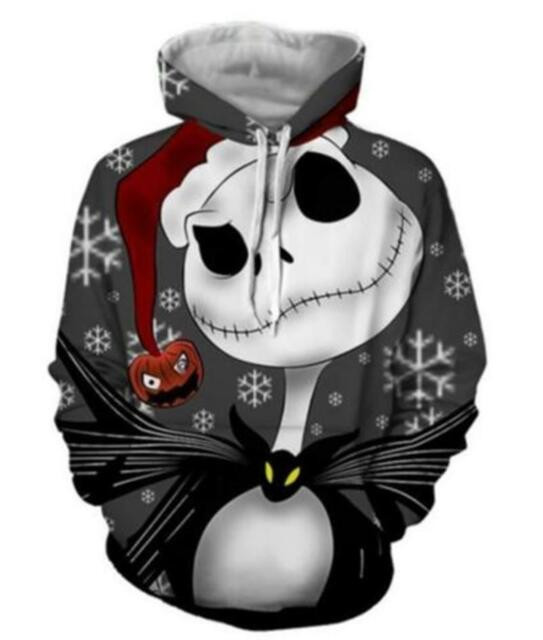 Jack Skellington 3D All Over Print Hoodie & Zip Hoodie