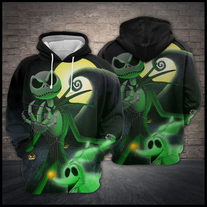 Jack Skellington 3D All Over Print Hoodie & Zip Hoodie