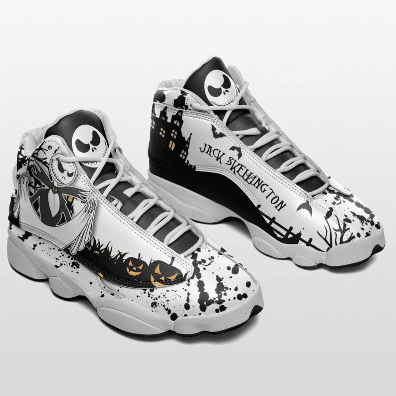 Jack Skellington The Nightmare Cartoon V19 Jd13 Sneaker Shoes