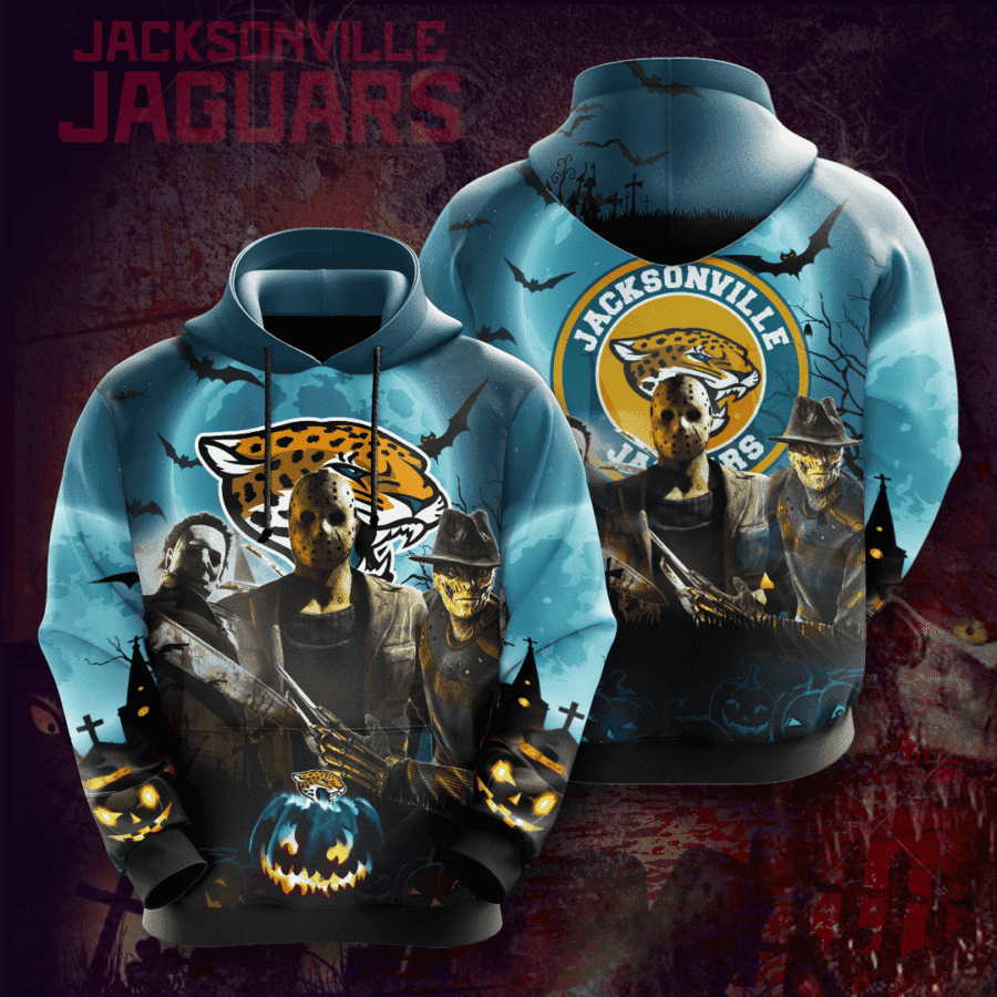 Jacksonville Jaguars 3D All Over Print Hoodie & Zip Hoodie
