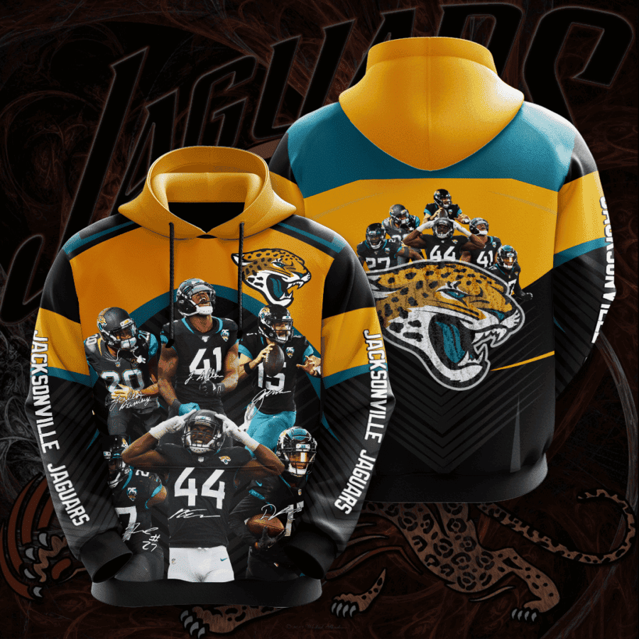 Jacksonville Jaguars 3D All Over Print Hoodie & Zip Hoodie