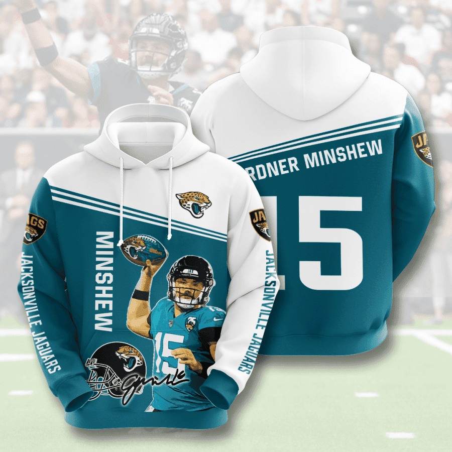 Jacksonville Jaguars 3D All Over Print Hoodie & Zip Hoodie