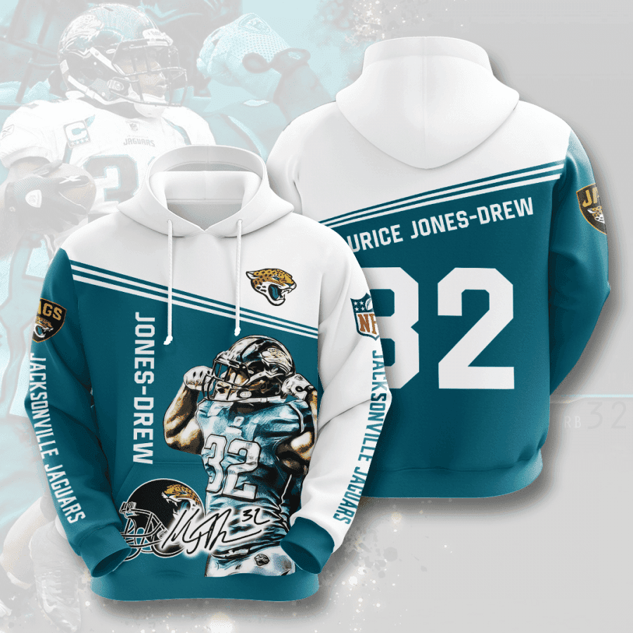 Jacksonville Jaguars 3D All Over Print Hoodie & Zip Hoodie
