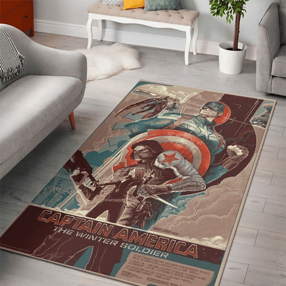 Jacksonville Jaguars 3D Rectangle Area Rug – Full Print Carpet For Living Room & Bedroom Home Decor
