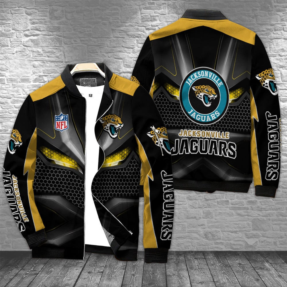 Jacksonville Jaguars Bomber Jacket | NFL Team Jacket for Men & Women | Football Fan Gift
