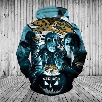 Jacksonville Jaguars Halloween Horror Night 3D All Over Print Hoodie & Zip Hoodie