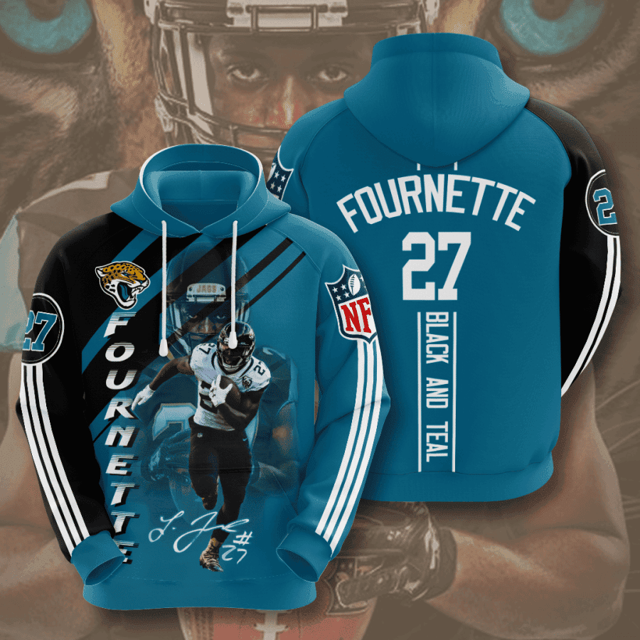 Jacksonville Jaguars Leonard Fournette 3D All Over Print Hoodie & Zip Hoodie