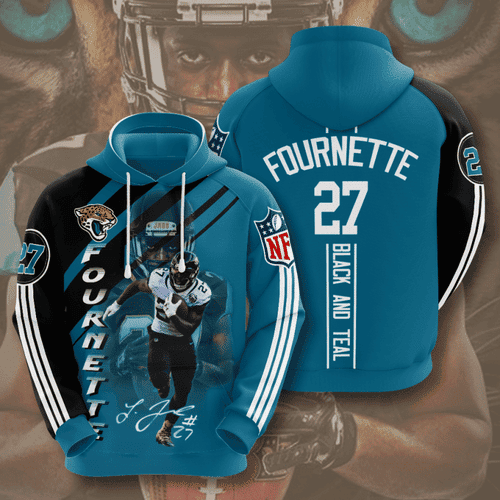 Jacksonville Jaguars Leonard Fournette 3D All Over Print Hoodie & Zip Hoodie