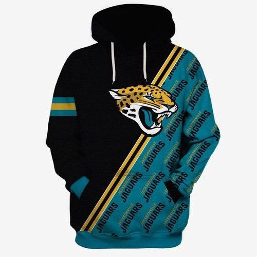 Jacksonville Jaguars Ncaa Football Many Logo 3D All Over Print Hoodie & Zip Hoodie