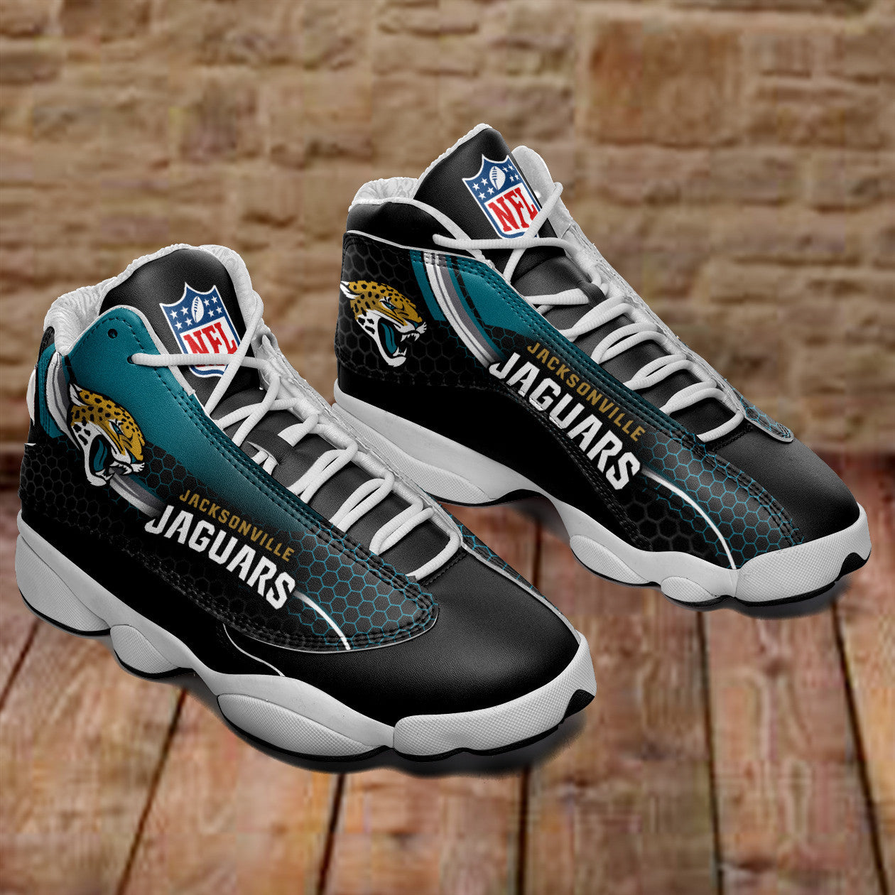 Jacksonville Jaguars NFL JD13 Sneakers Shoes for Men & Women | Custom Fan Gift