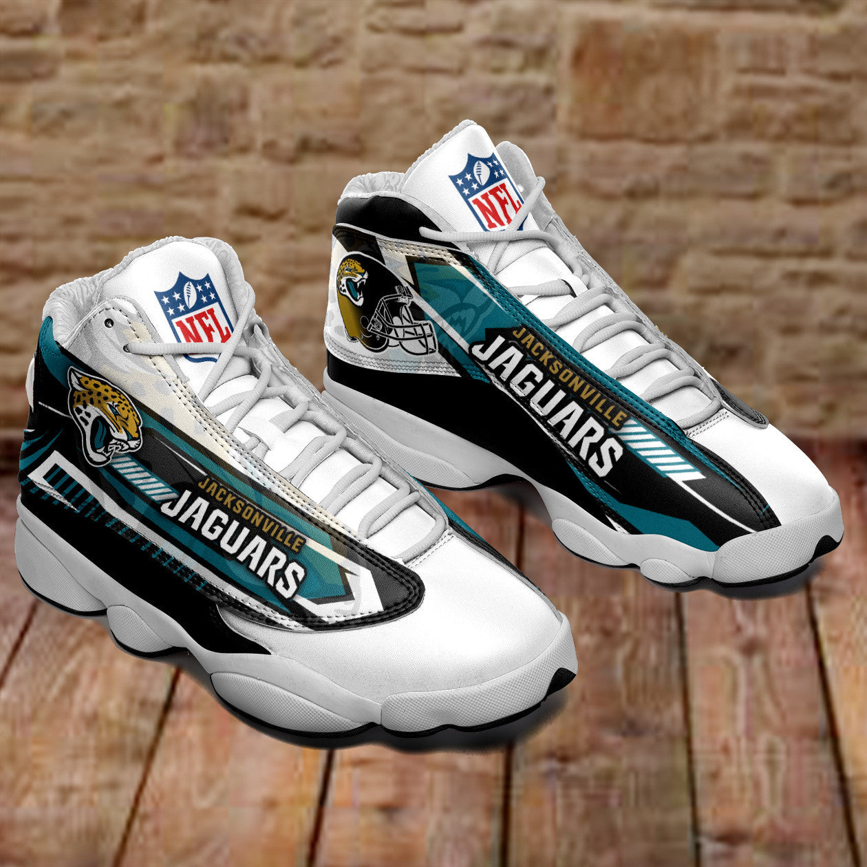 Jacksonville Jaguars NFL JD13 Sneakers Shoes for Men & Women | Custom Fan Gift