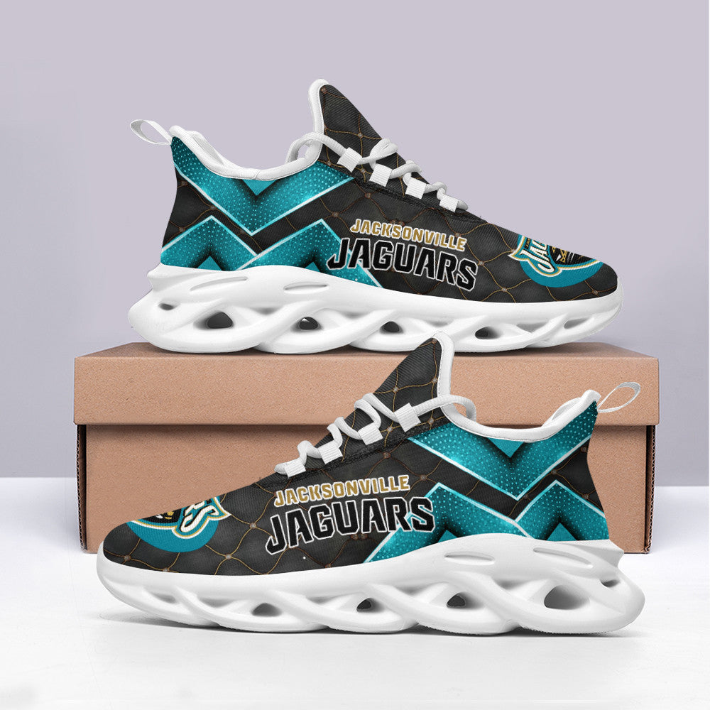 Jacksonville Jaguars NFL Max Soul Shoes Sneakers for Men And Women – NFL Football Fan Shoes, Team Sneakers