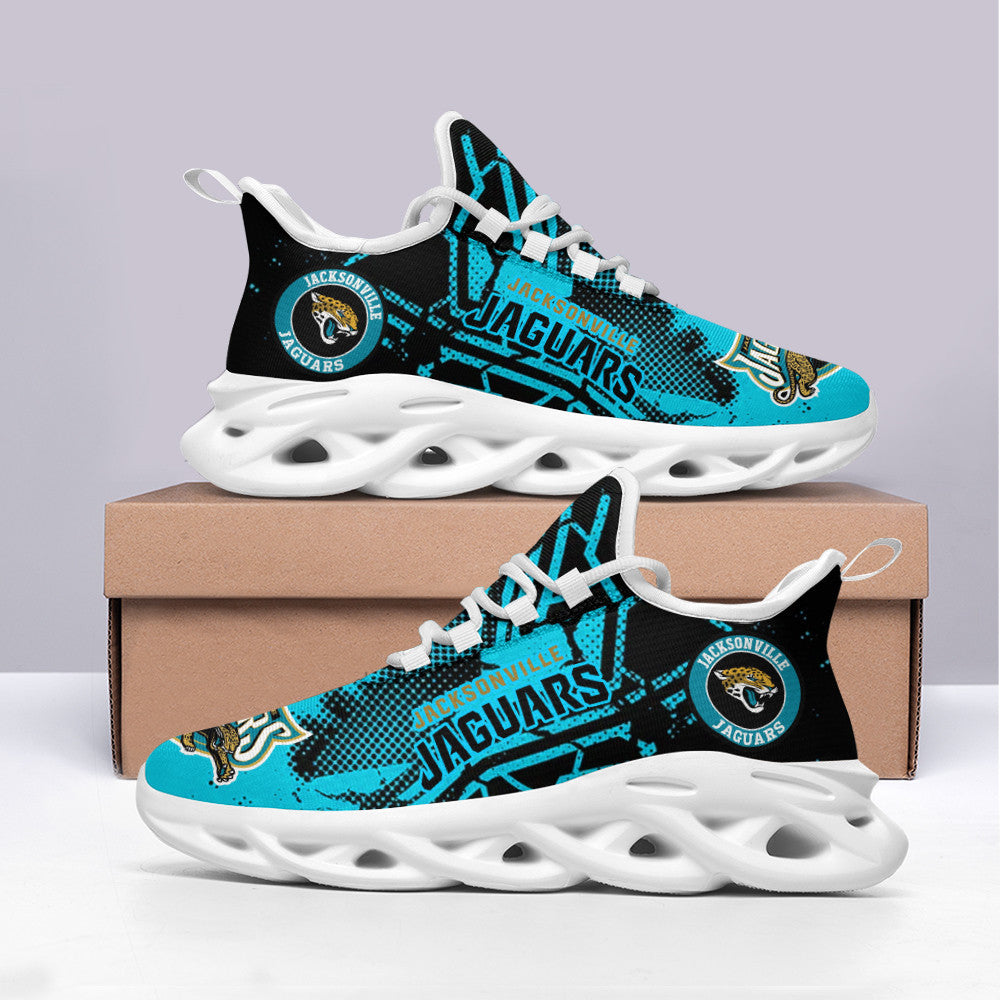 Jacksonville Jaguars NFL Max Soul Shoes Sneakers for Men And Women – NFL Football Fan Shoes, Team Sneakers