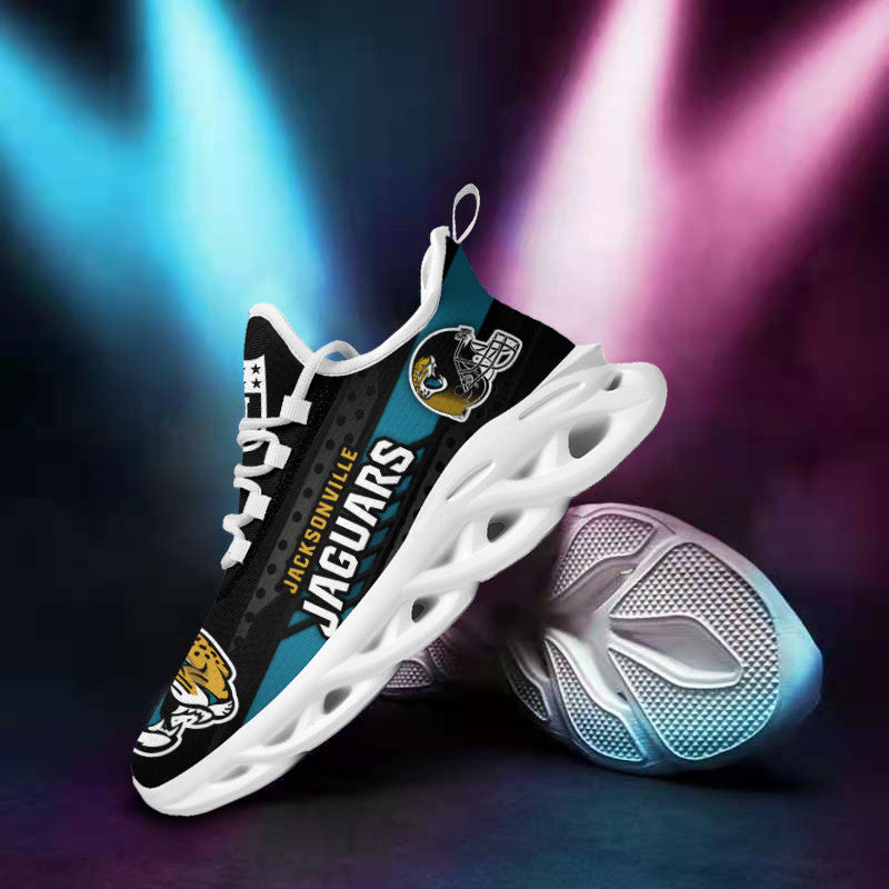 Jacksonville Jaguars NFL Max Soul Shoes Sneakers for Men And Women – NFL Football Fan Shoes, Team Sneakers