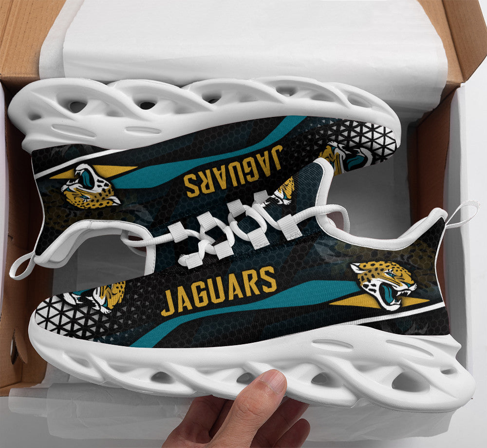 Jacksonville Jaguars NFL Max Soul Shoes Sneakers for Men And Women – NFL Football Fan Shoes, Team Sneakers