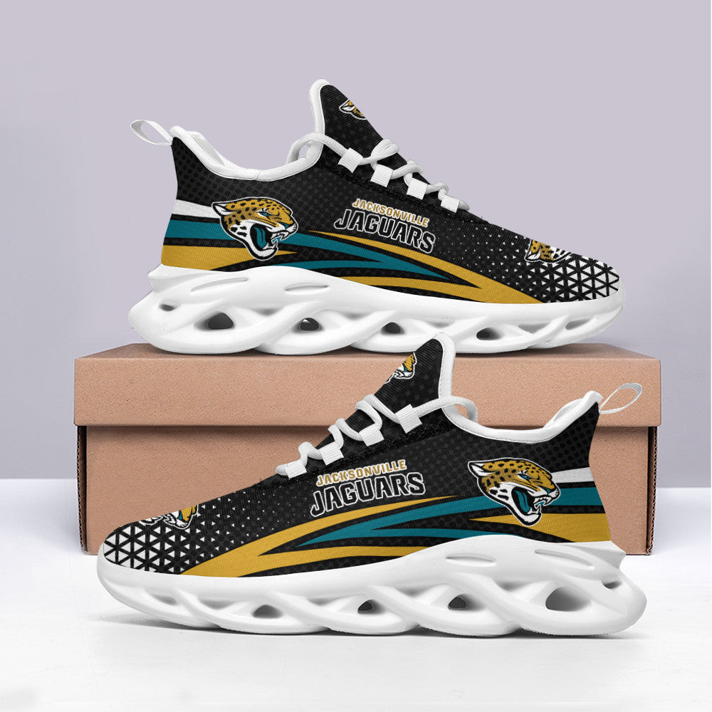 Jacksonville Jaguars NFL Max Soul Shoes Sneakers for Men And Women – NFL Football Fan Shoes, Team Sneakers
