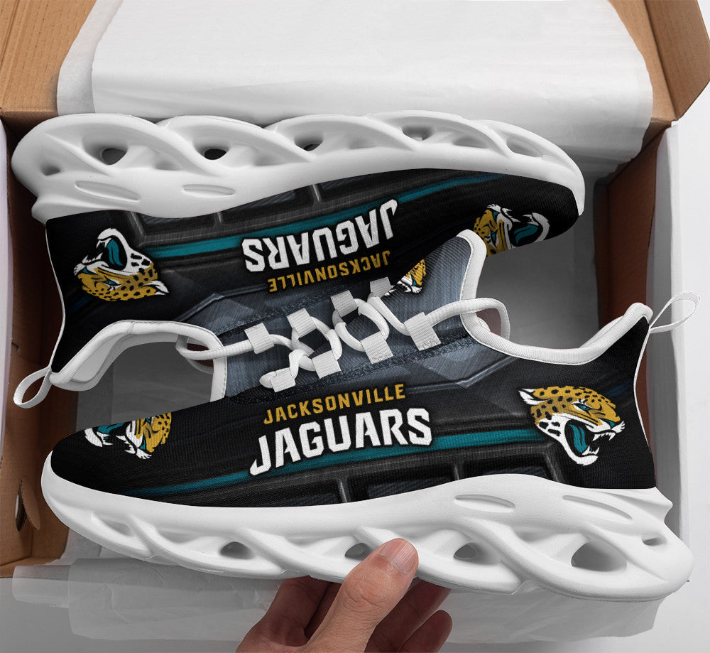 Jacksonville Jaguars NFL Max Soul Shoes Sneakers for Men And Women – NFL Football Fan Shoes, Team Sneakers