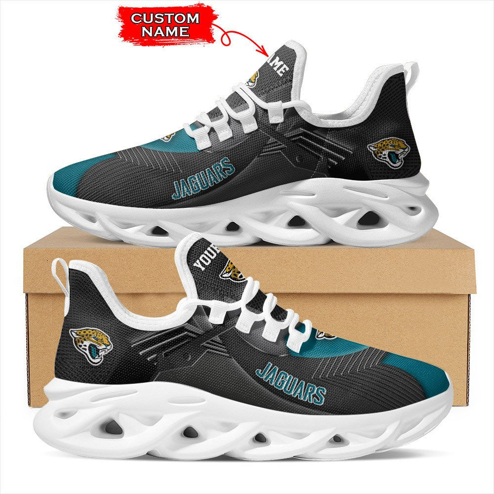Jacksonville Jaguars NFL Max Soul Shoes Sneakers for Men And Women – NFL Football Fan Shoes, Team Sneakers