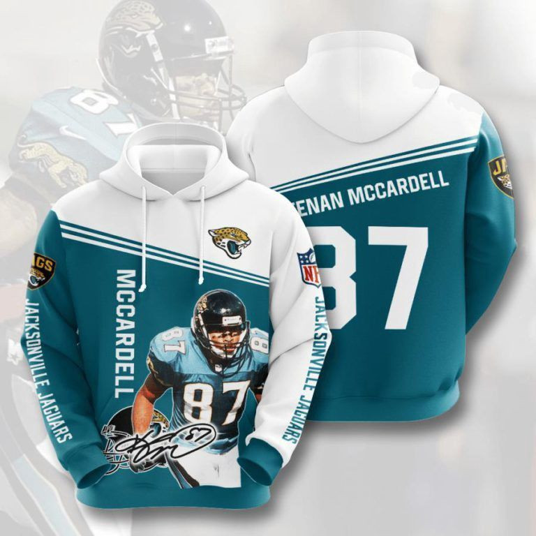 Jacksonville Jaguars Number 37 3D All Over Print Hoodie & Zip Hoodie