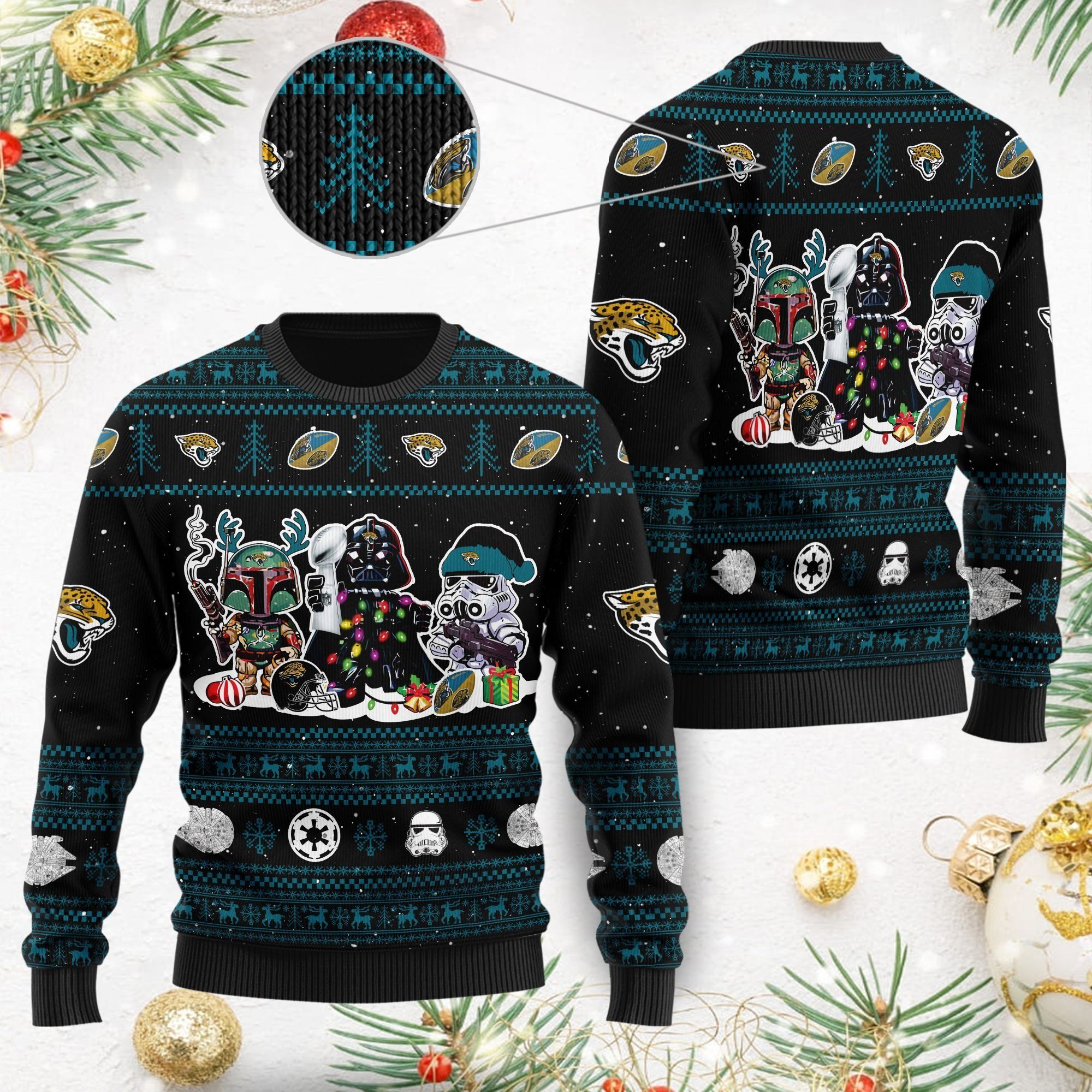 Jacksonville JaguarsI Star Wars Ugly Christmas Sweater
