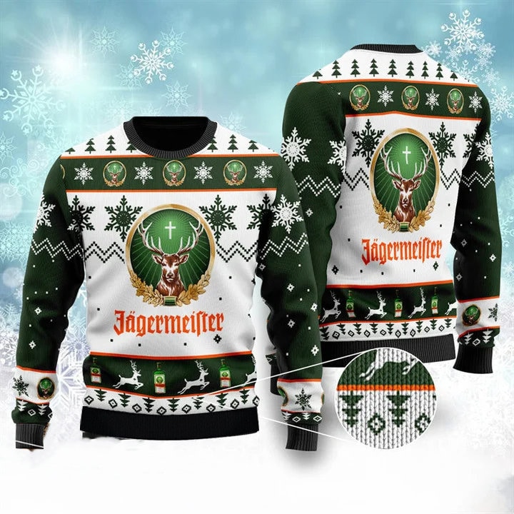 Jagermeister Ugly Christmas Sweater