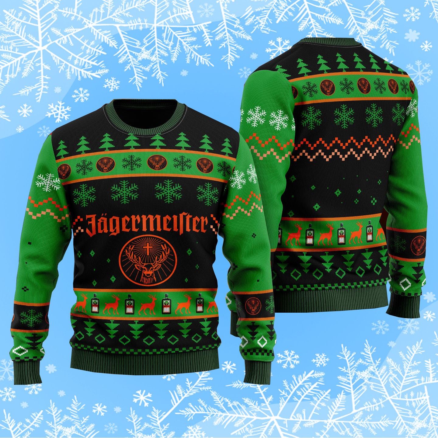 Jagermeister Ugly Christmas Sweater