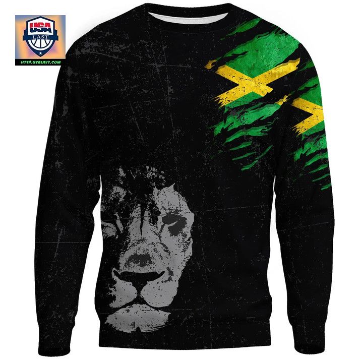 Jamaica Lion Sweater Special Grunge Style A31