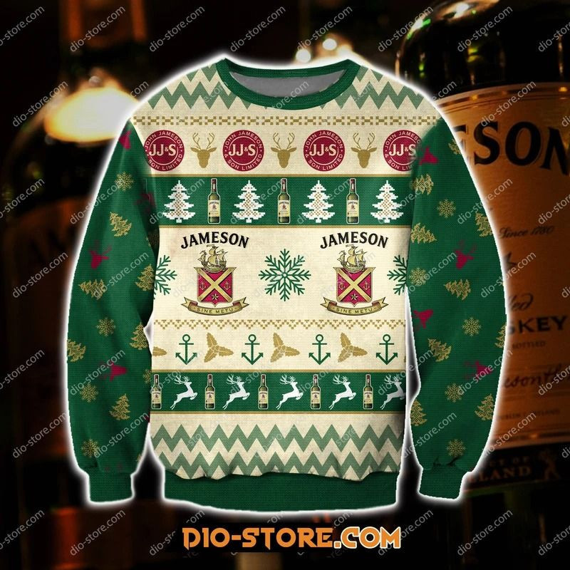Jameson Whiskey Ugly Christmas Sweater,