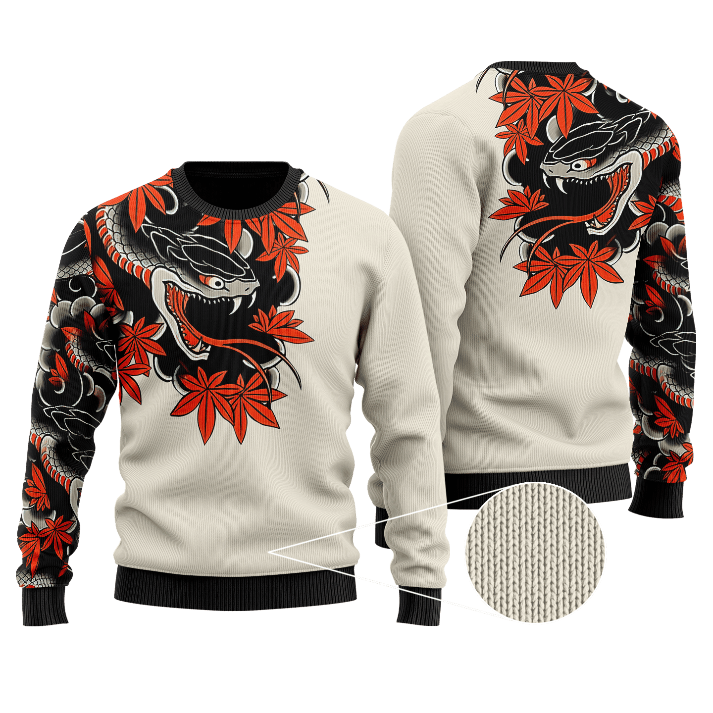 Japan Culture Ugly Christmas Sweater, Perfect Holiday Gift