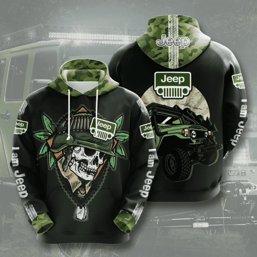 Jeep 3D All Over Print Hoodie & Zip Hoodie