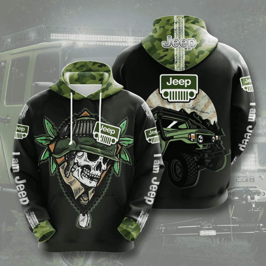 Jeep 3D All Over Print Hoodie & Zip Hoodie