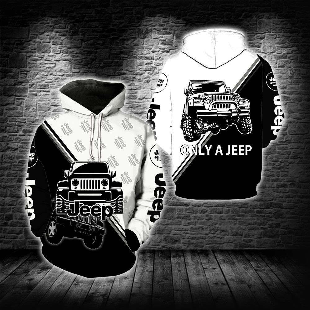 Jeep 3D All Over Print Hoodie & Zip Hoodie