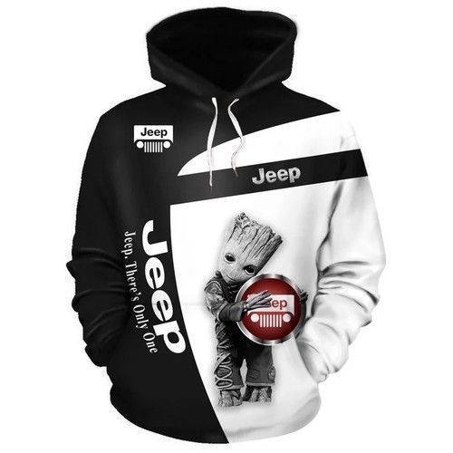 Jeep Groot 3D All Over Print Hoodie & Zip Hoodie