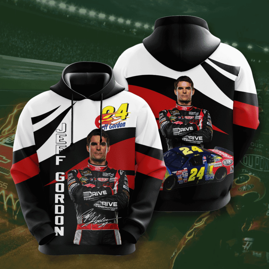 Jeff Gordon 3D All Over Print Hoodie & Zip Hoodie