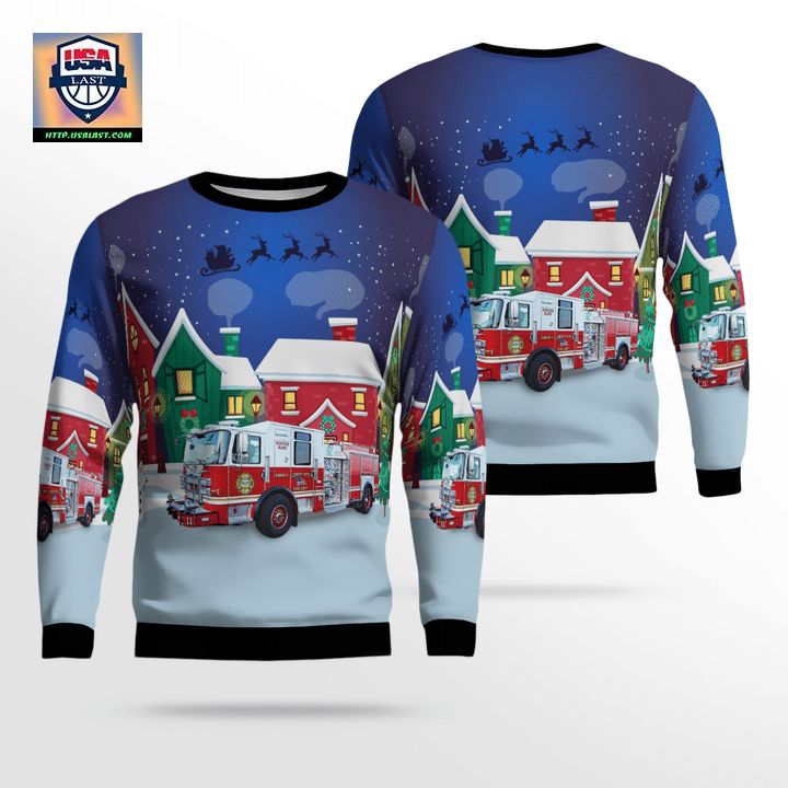 Jersey City Fire Department AOP Sweater