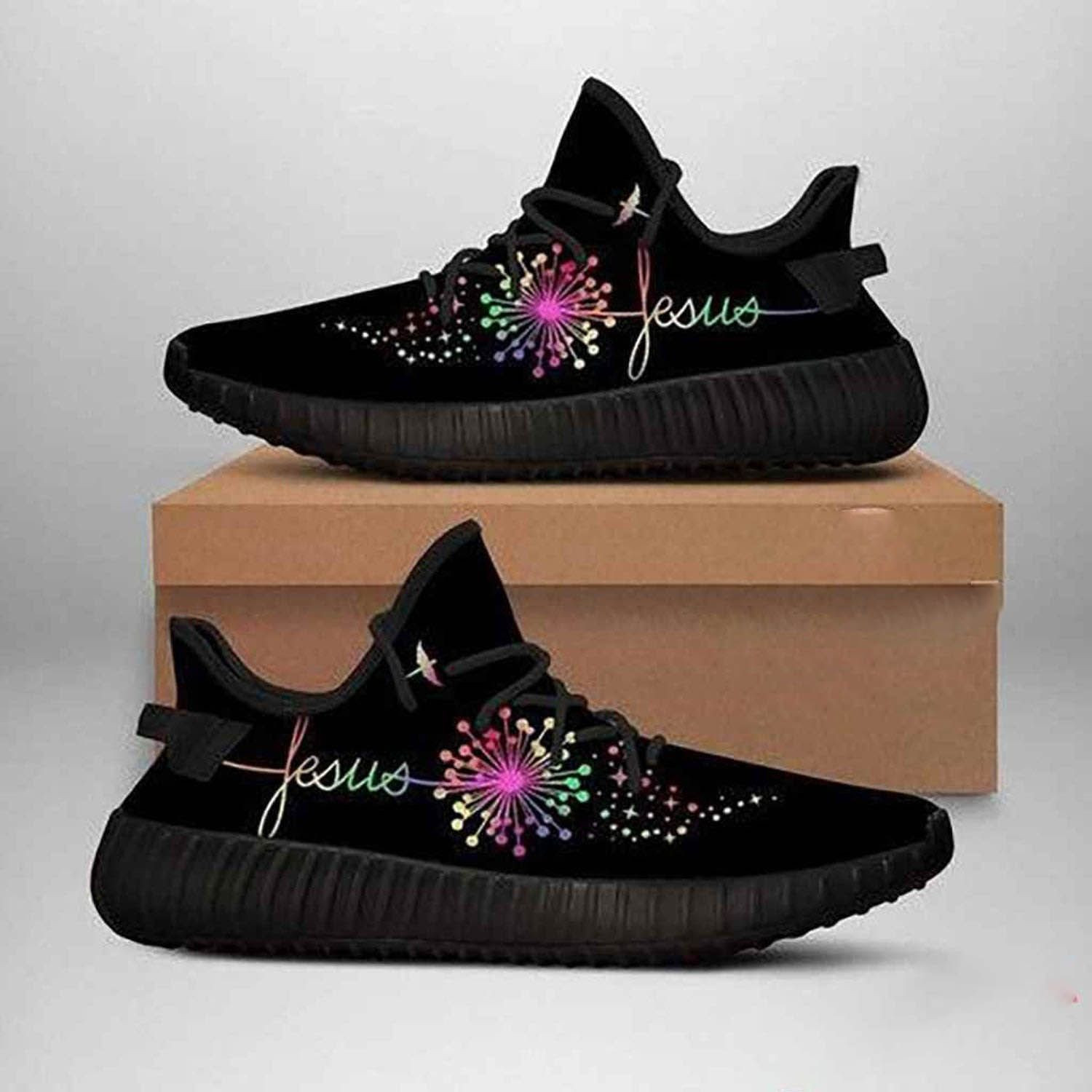 Jesus Black Shoes Sneakers