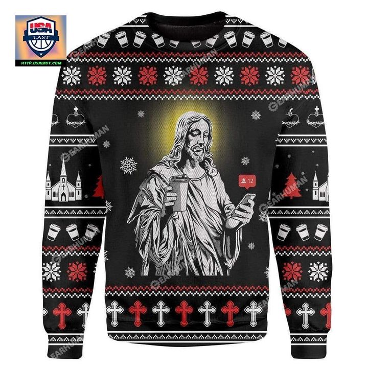 Jesus Christmas Personalized Unisex 3D Ugly Christmas Sweater