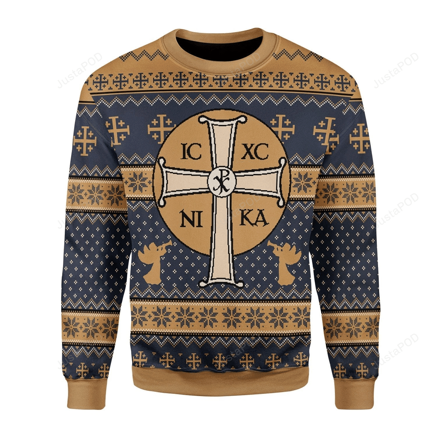 Jesus Ic Xc Ugly Christmas Sweater, Perfect Holiday Gift