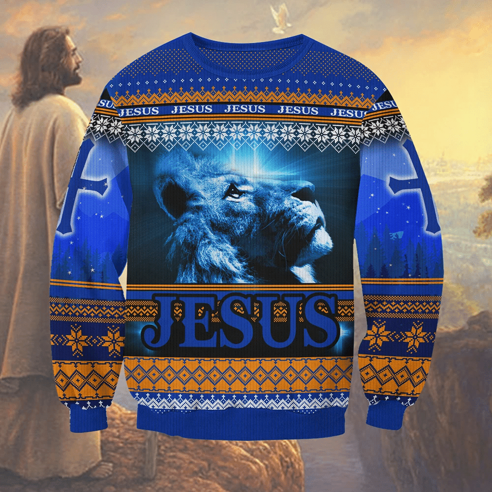 Jesus Is My Everything Ugly Christmas Sweater, Perfect Holiday Gift