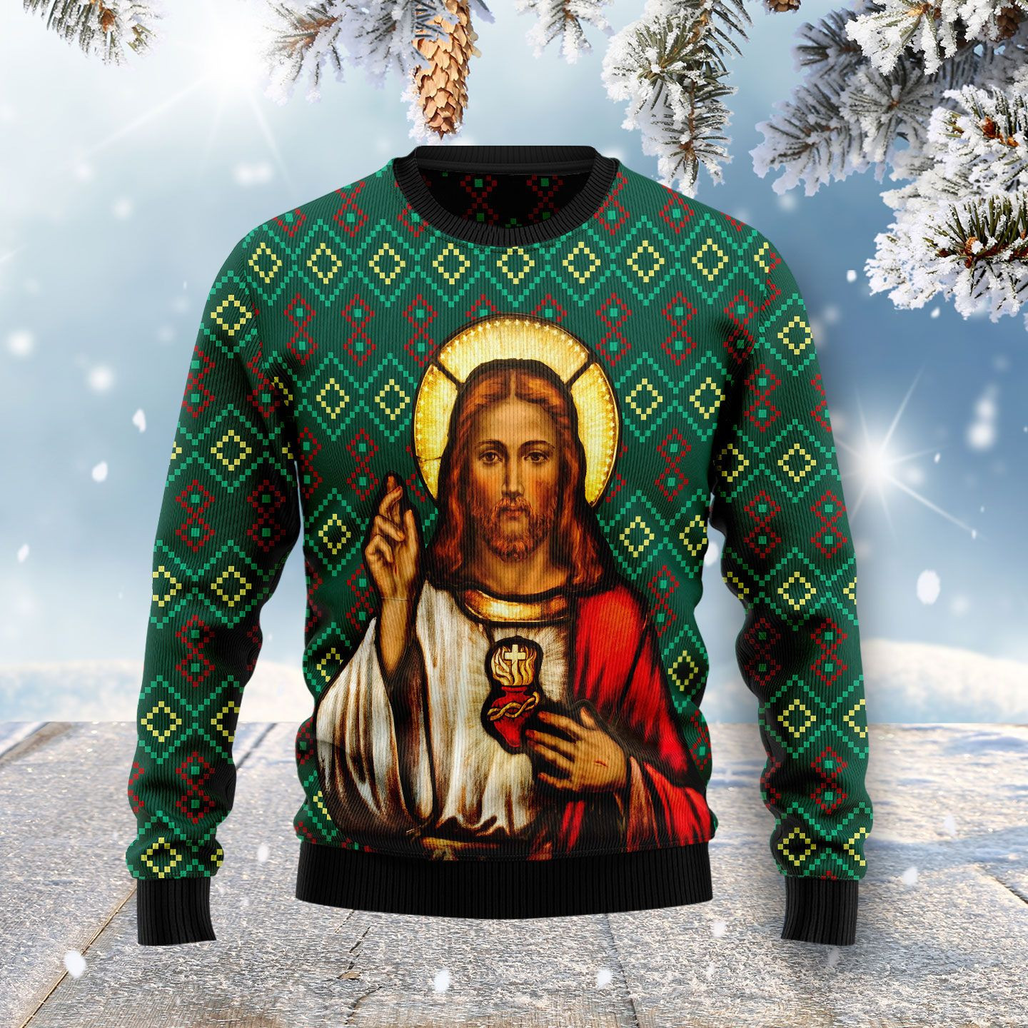 Jesus Ugly Christmas Sweater, Perfect Holiday Gift
