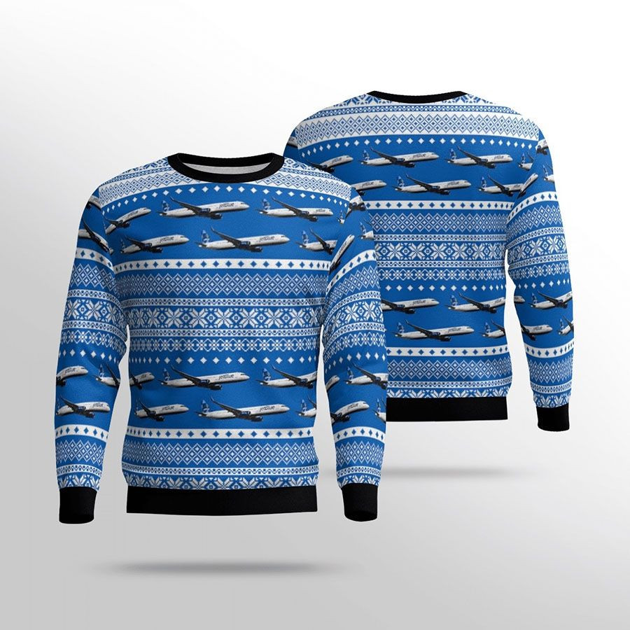 Jetblue Airway Ugly Christmas Sweater, Perfect Holiday Gift