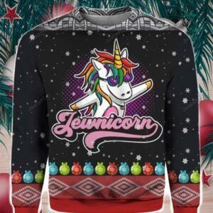 Jewnicorn Ugly Christmas Sweater, Perfect Holiday Gift