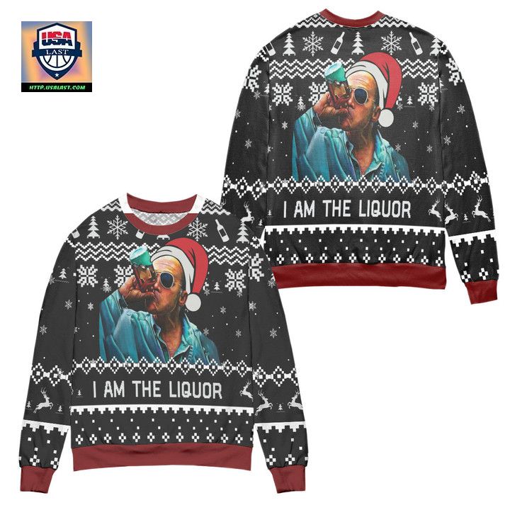 Jim Lahey I Am The Liquor Ugly Christmas Sweater