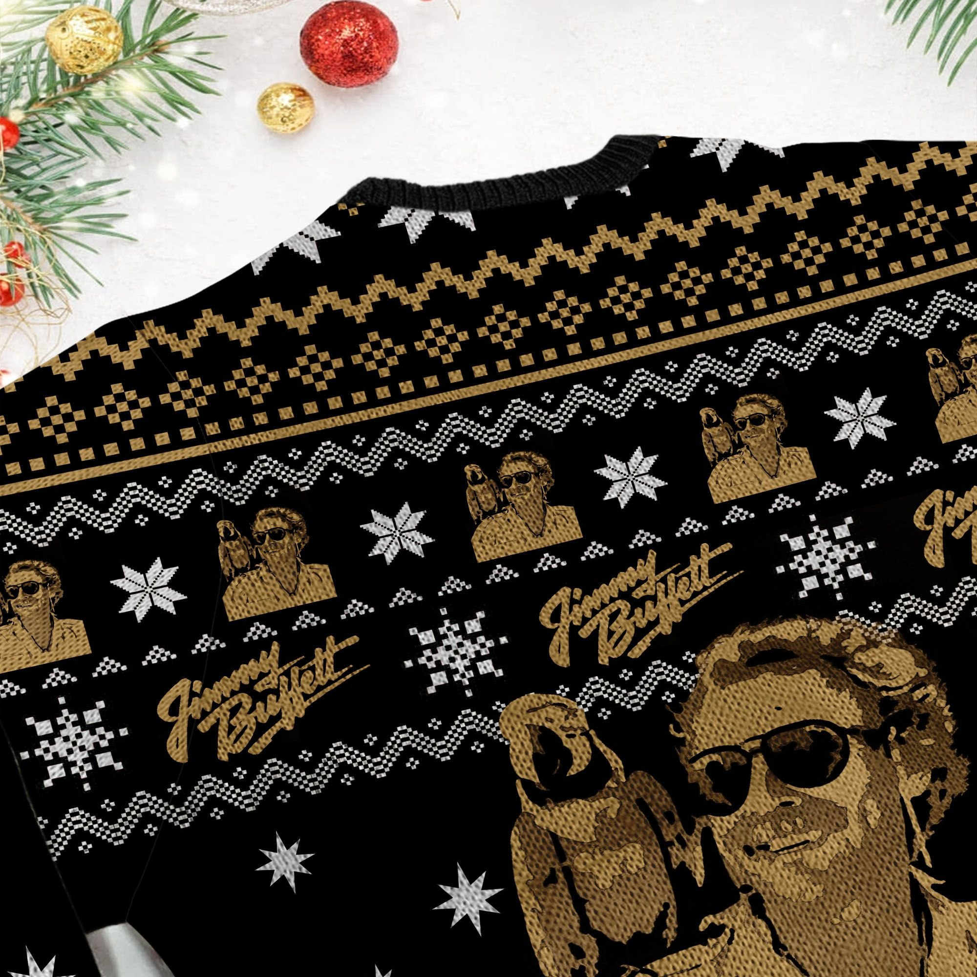 Jimmy Buffett Thank You For The Memories Shirt Full Size For Fans Ugly Christmas Sweater Perfect Holiday Gift - Image 6