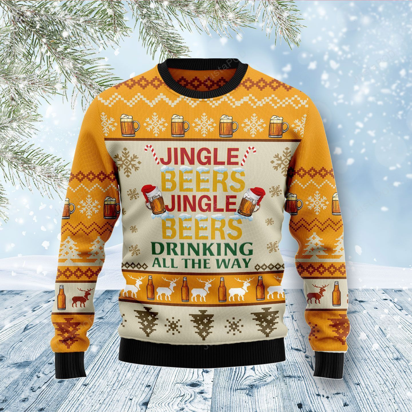 Jingel Beer Christmas Ugly Christmas Sweater,