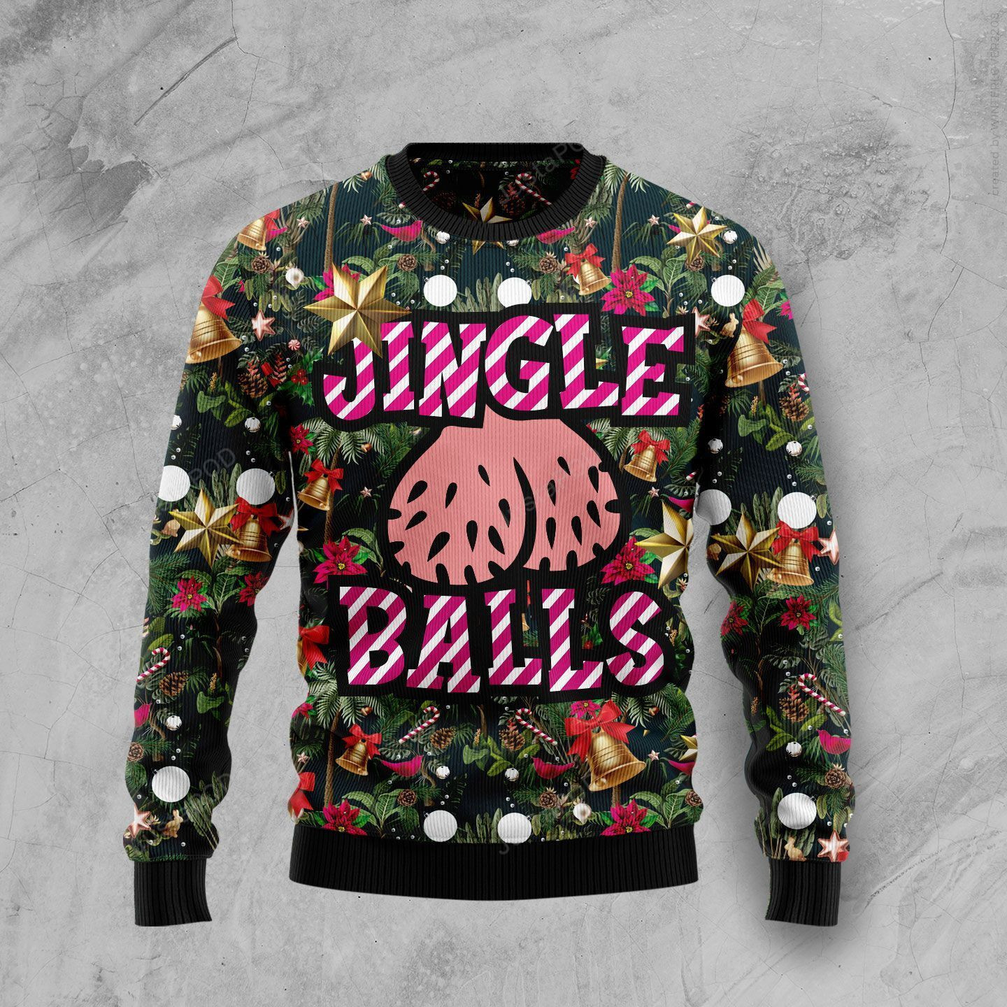Jingle Balls Christmas Ugly Christmas Sweater, Perfect Holiday Gift