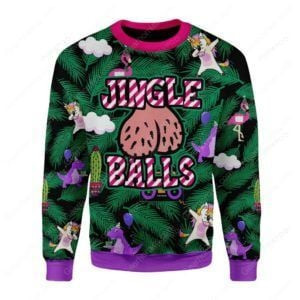 Jingle Balls Ugly Christmas Sweater, Perfect Holiday Gift