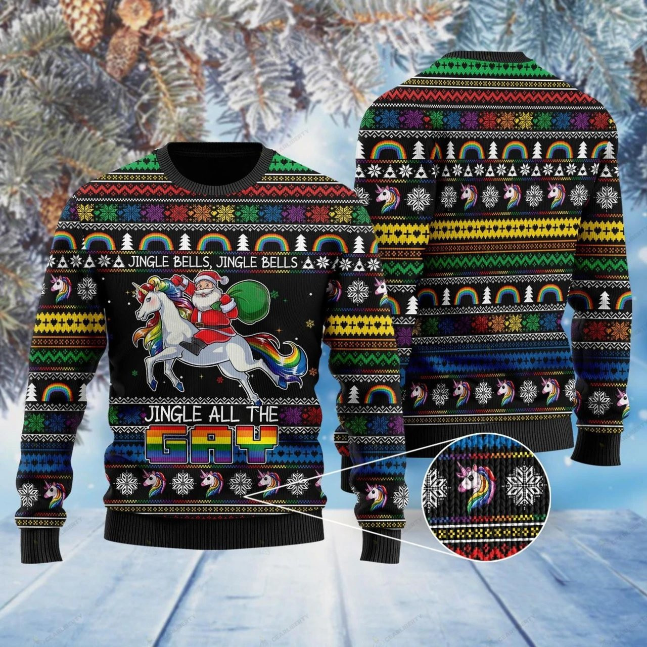 Jingle Bells Ugly Christmas Sweater, Perfect Holiday Gift