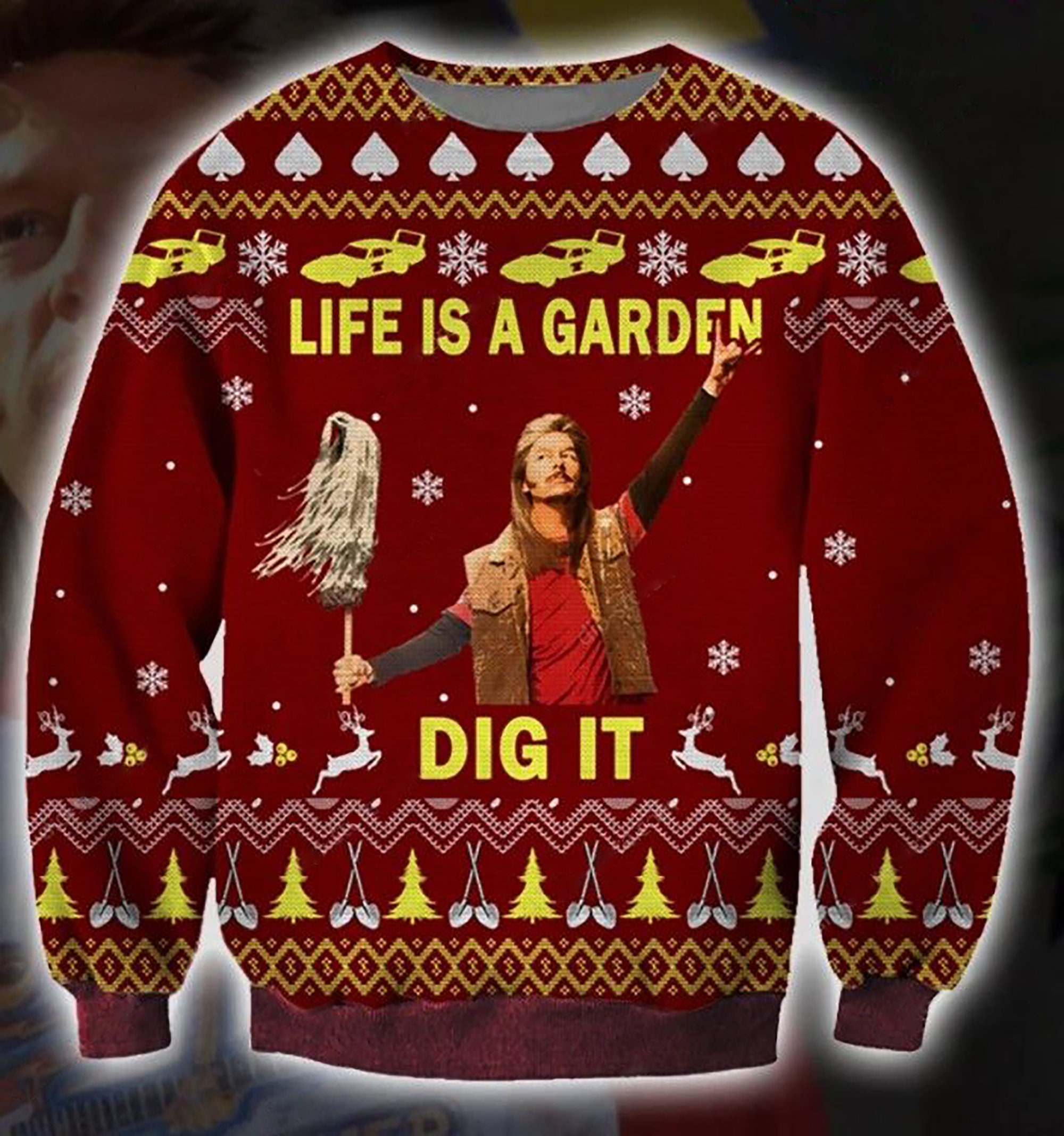 Joe Dirt Christmas Ugly Christmas Sweater