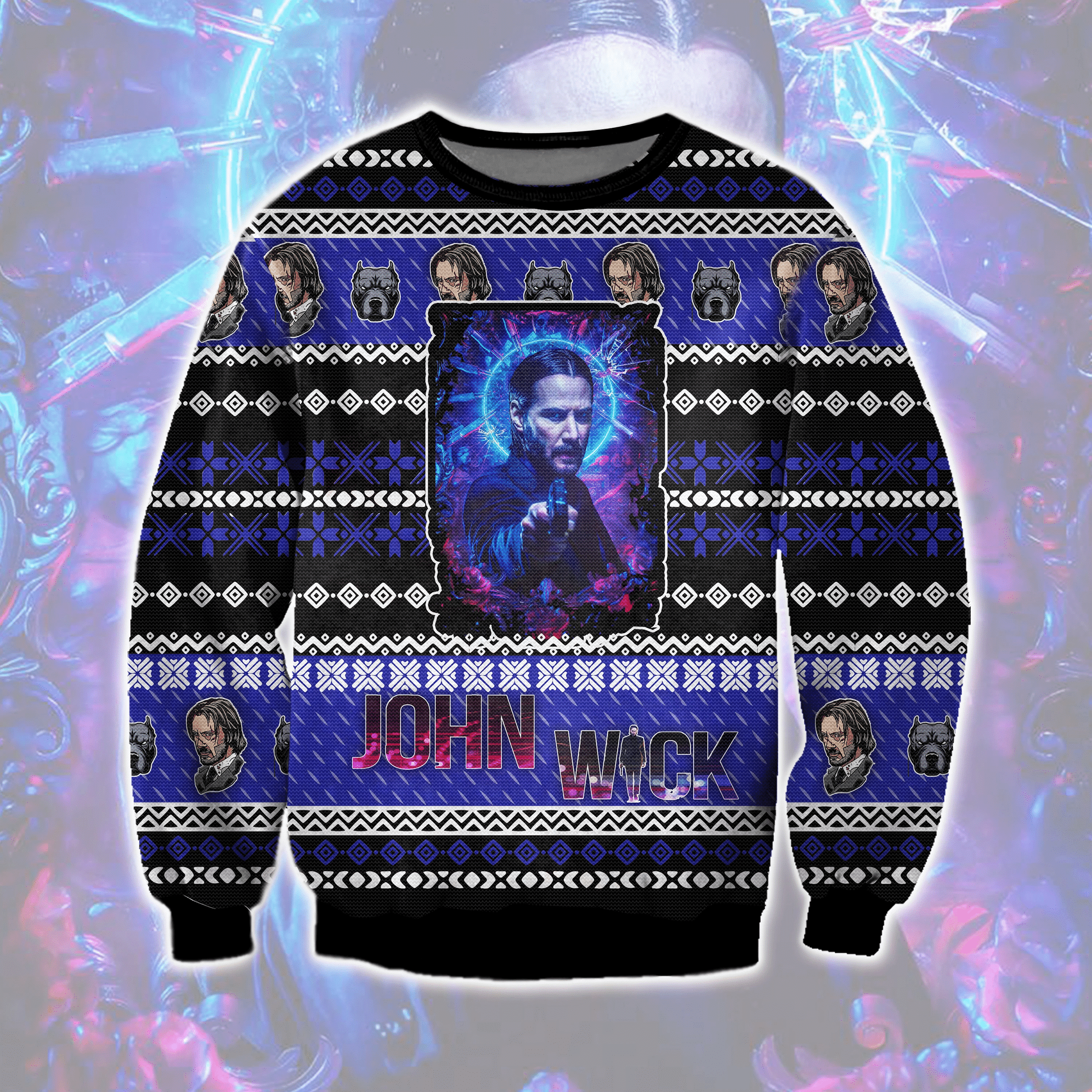 John Wick Ugly Christmas Sweater